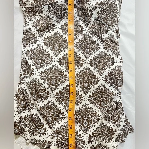 Tommy Bahama -Brown and White One Piece Swimdress - Picture 7 of 9